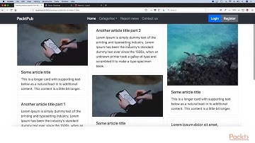Building Web UIs with Bootstrap 4: Creating Masonry Layouts with Bootstrap|packtpub.com
