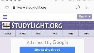 BIBLE STUDY TOOLS: STUDYLIGHT.ORG WEBSITE