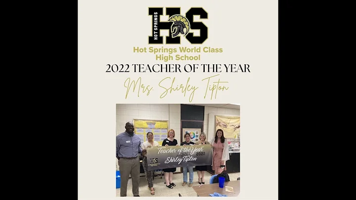 Hot Springs World Class High School Teacher of the...