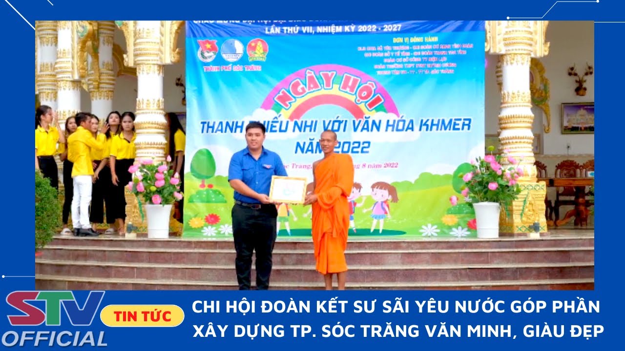 STV - Chi Hội Đoàn kết sư sãi yêu nước đóng góp xây... - youtube