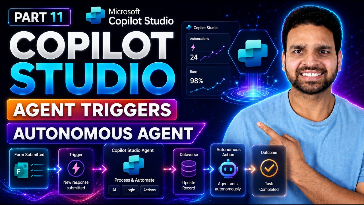 Copilot Studio | Agent Triggers & Autonomous Agent (Part - 11)
