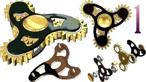 1-Project 24| 4-Gears Fidget Spinner |SolidWorks Tutorial : Cover 1