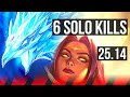 ANIVIA vs IRELIA (TOP) | 6 solo kills | EUW Grandmaster | 25.14