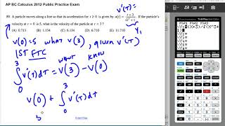 AP BC Calculus 2012 Multiple-Choice 89