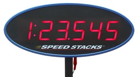 Sport Stacking: Tournament display!