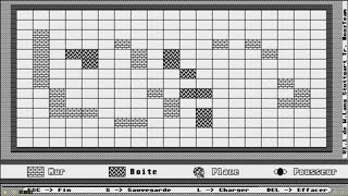 ATARI ST Push Box FRENCH v1 1 EDITOR & GAME PROBLEM  Werner Lang ST 0463 19xx IFA MONO CHROME BW HIG