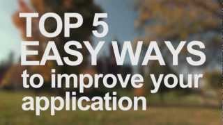 Top 5 Easy Ways to Improve Your Application
