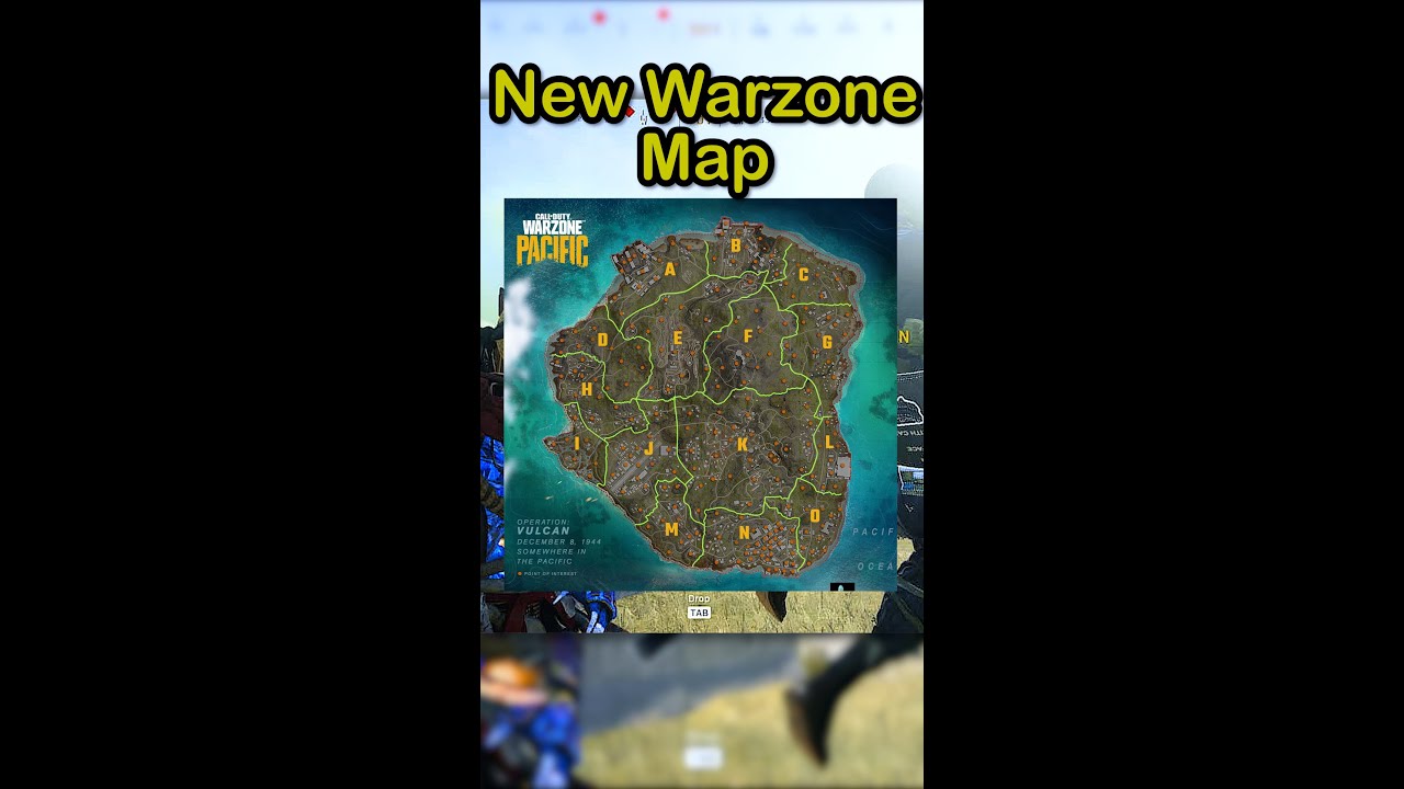 The New Warzone Pacific Map Caldera is Here! All Locations!! 