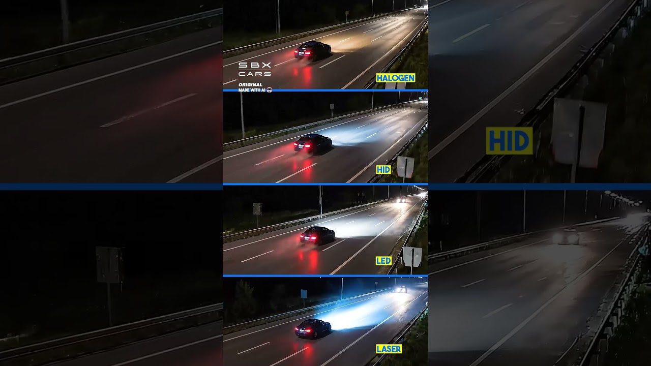 The Different Types Of Headlights! 🚘 