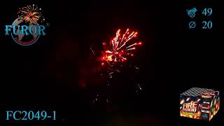 Салютная установка Fire Flood 49 залпов калибр 20 мм. FC2049-1