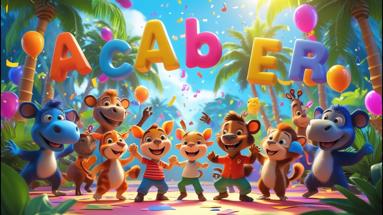 ABC Animal Dance Party | Fun A to Z Song for Kids to Move and Learn