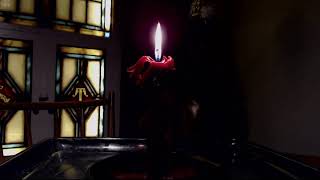 Zig Zag Taper Candle Burning Time-Lapse