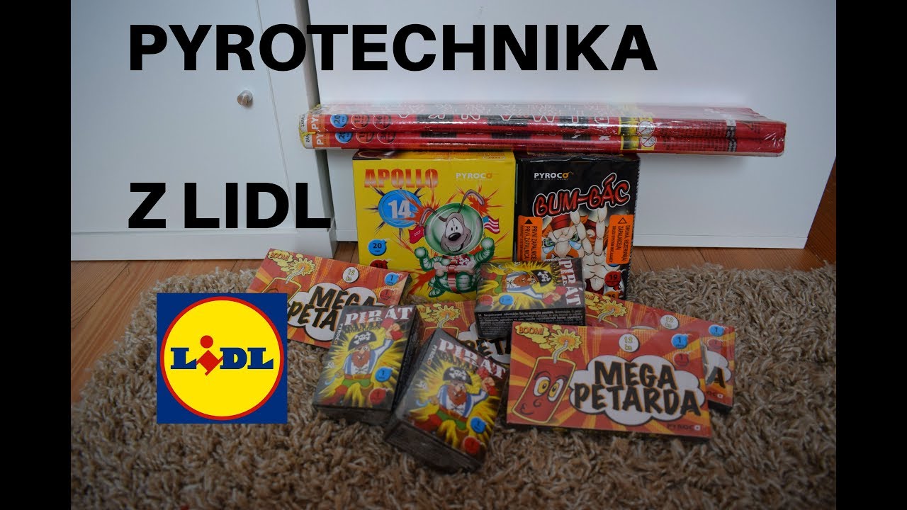Pyrotechnika Nákup v LIDL YouTube