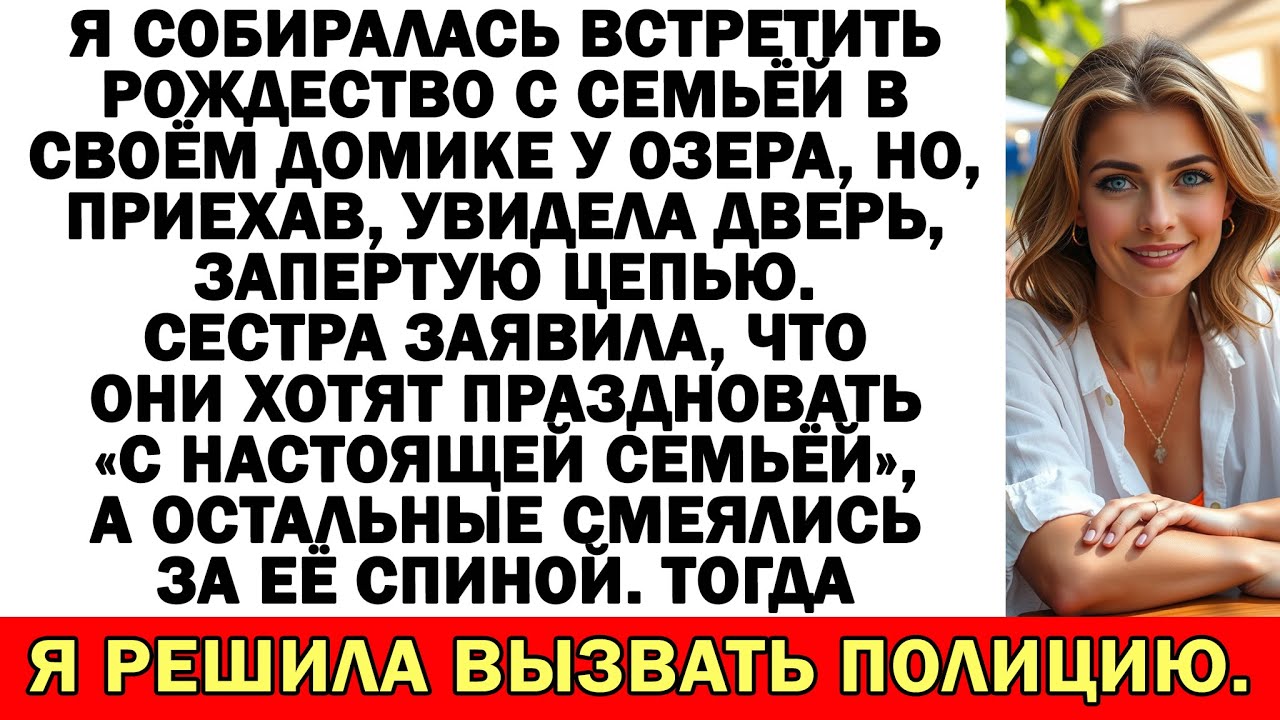Хотела встретить Рождество с родными, но увидела дверь, закрытую цепочкой…