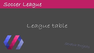 League table | PHP MVC Soccer League with Polymer