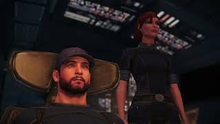 FemShepard assumes command of the Normandy