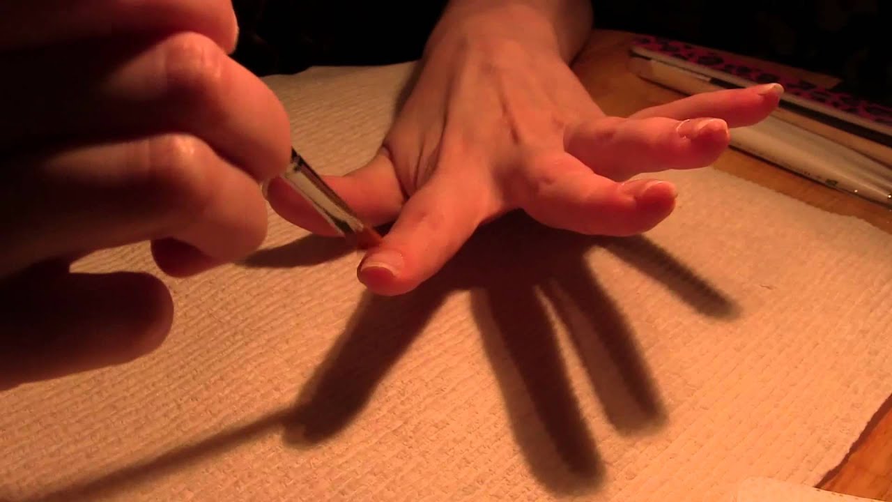 Gelish Nail tutorial with Glitter YouTube