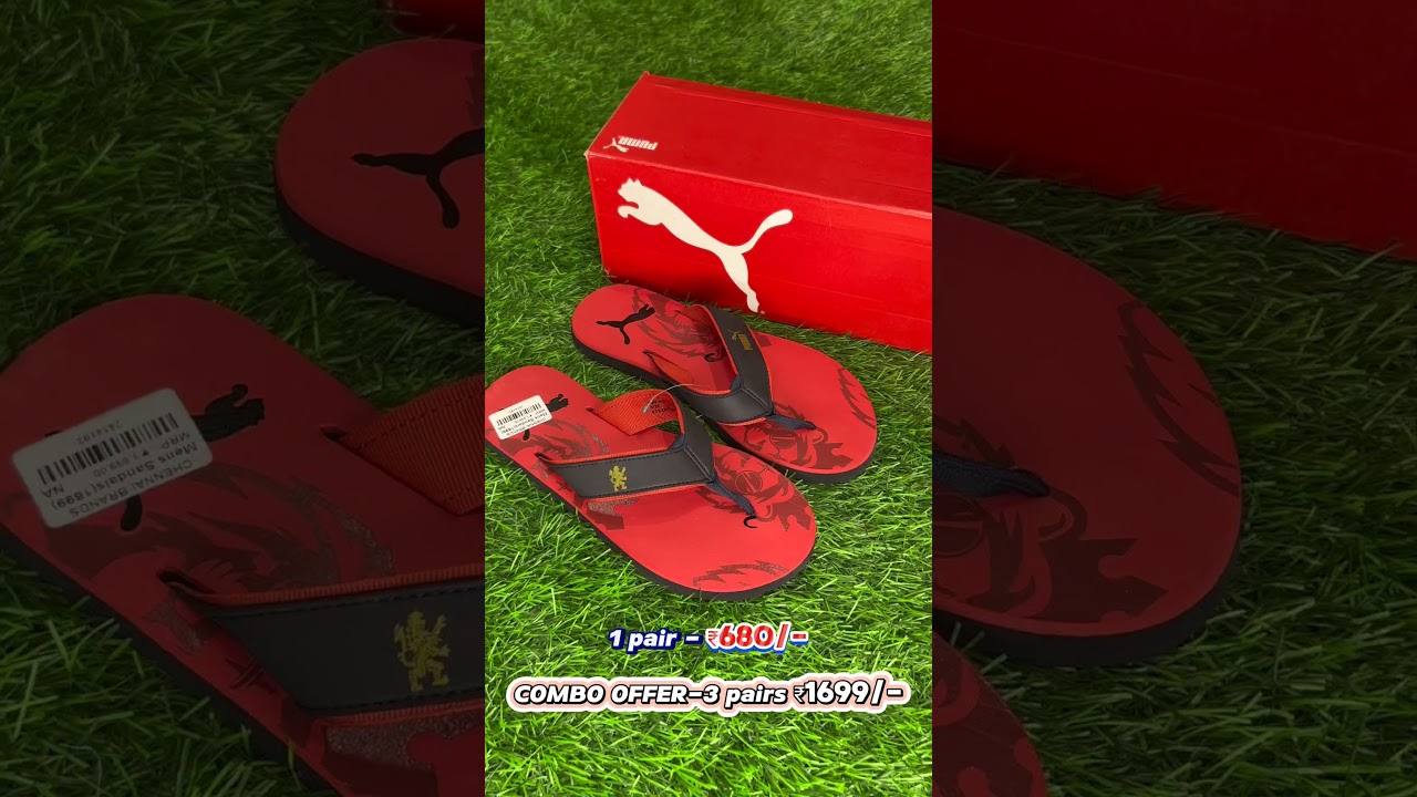 Unveiling the New Puma Slippers Collection at Chennai Brands! Shop Smart & Save Big!
