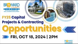 Presentation Slides: FY25 Capital Projects & Contracting Opportunities