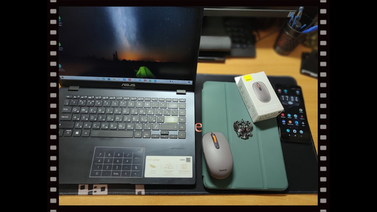 Bluetooth мышь BASEUS F01B (Bluetoth 3.0--5.0--2,4 G.бесшумная).