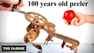 100 years old rusty apple peeler  restoration