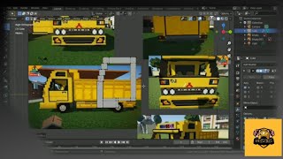 Mod Developer Vlog | Mod Truck Mitsubishi Colt Diesel Minecraft versi Bussid | Part 1 screenshot 3