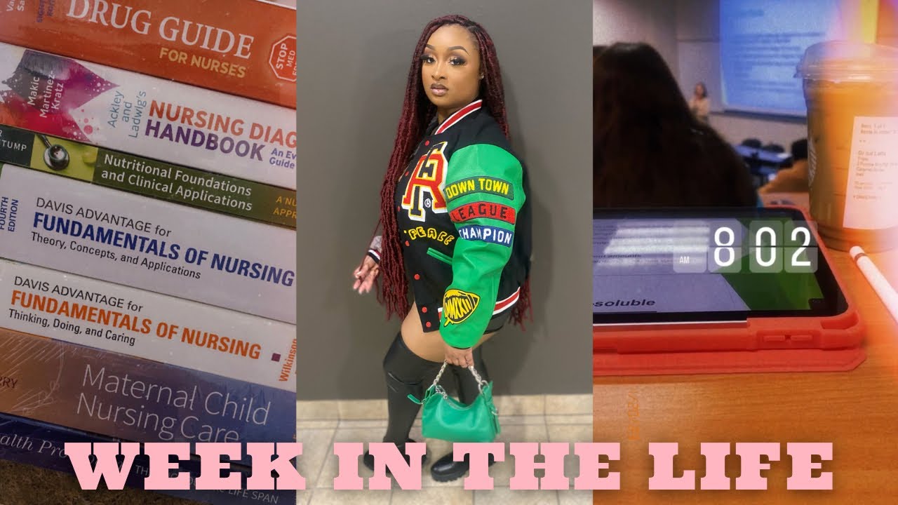 WEEK IN THE LIFE OF A NURSING STUDENT | first week - YouTube