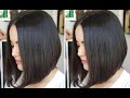Long layered bob haircut & Hairstyles for women | scissor cutting techniques & tips