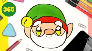 COME DISEGNARE ELFO KAWAII - Speciale Natale