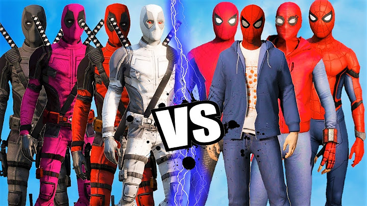 Team Spider-Man vs Team Deadpool - Epic Battle
