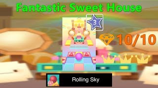 Rolling Sky Bonus 34 - Fantastic Sweet House - 100% Completed - Perfect Way
