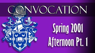Spring Convocation 2001: Afternoon Ceremony Part I | MSVU Archives Audio/Video Collection