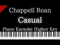 【Piano Karaoke Instrumental】Casual / Chappell Roan【Higher Key】