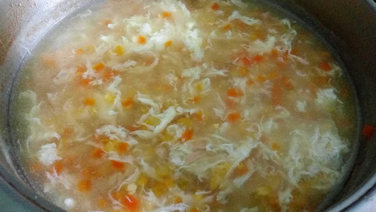 Resep sup jagung tanpa asparagus - YouTube