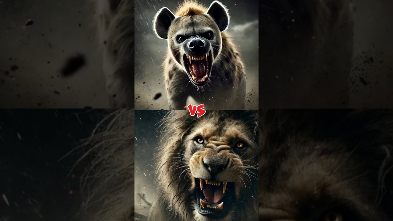 crocodile vs jaguar, wolf vs jackal, lion vs hyena