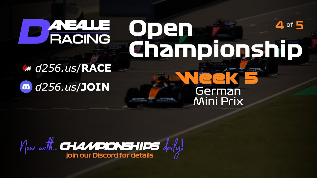 d256.us/GAMES German Mini Prix | Danealue.com 2026 Week 5 Formula 2024 Championship | 4 of 5