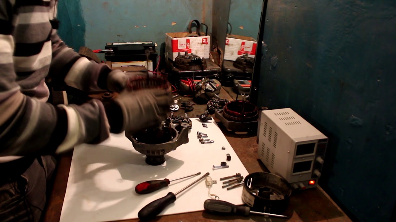 Дефектовка и ремонт генератора ВАЗ. - YouTube