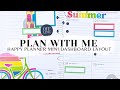 PLAN WITH ME 📒 | HAPPY PLANNER MINI DASHBOARD LAYOUT | BRIGHT SUMMER SPREAD | JUNE 19 - 25