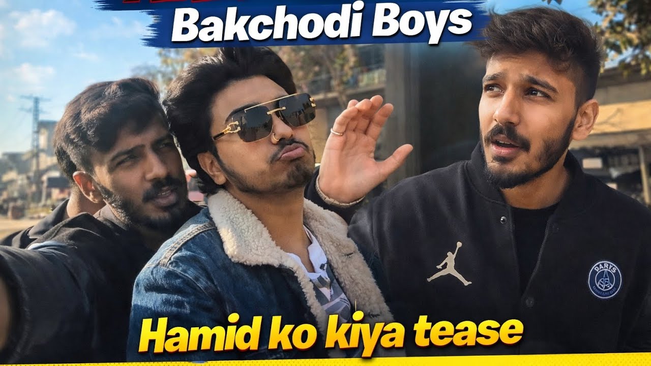 Bakchodi boys 😁 Hamid ko kiya tees 😡😡