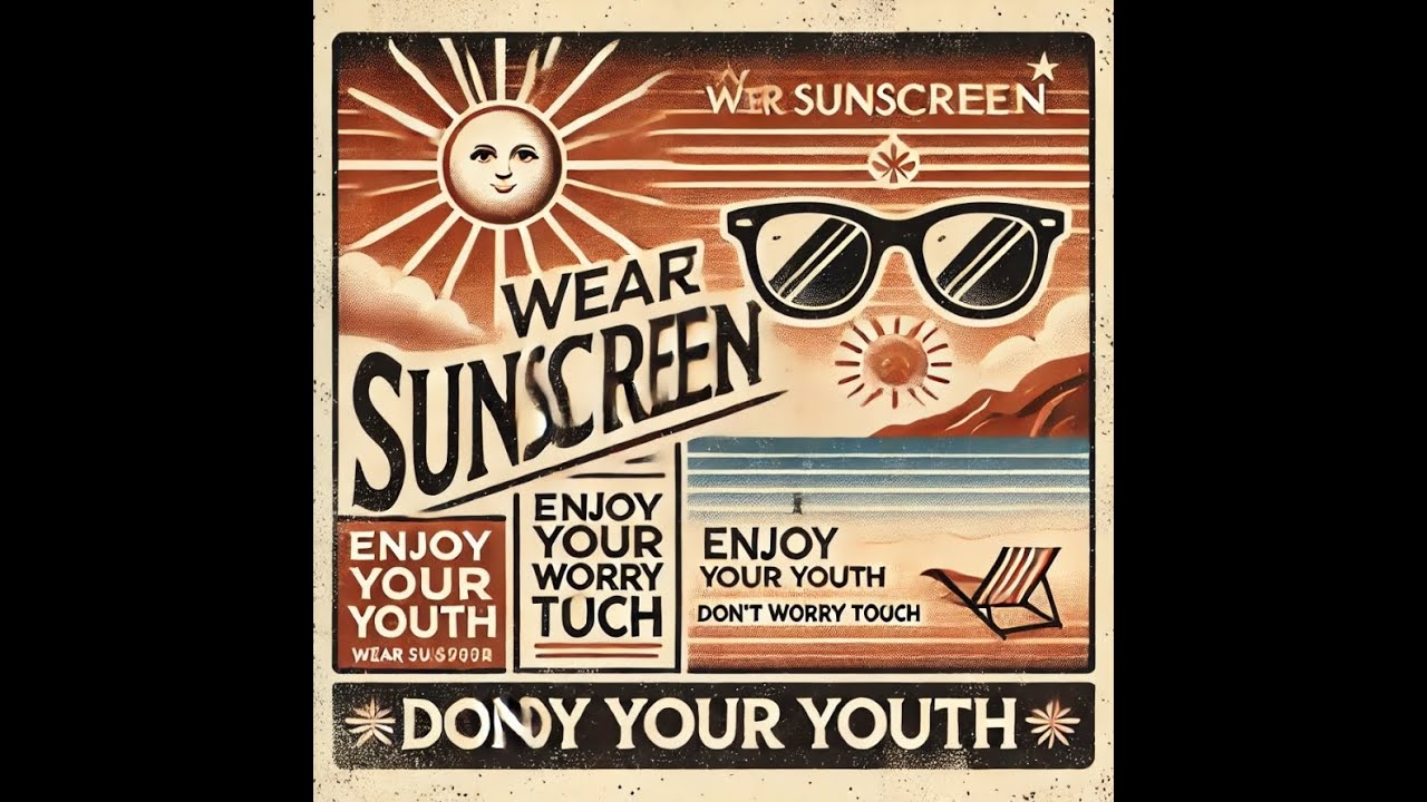 Baz Luhrmann - Napolaj presents Everybody's Free (To Wear Sunscreen)
