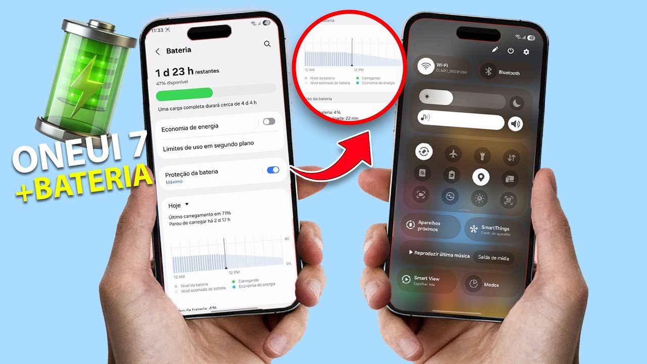 Desative ISSO🚫Como ECONOMIZAR 10X mais BATERIA em QUALQUER SAMSUNG (OneUI 7 dicas e truques)