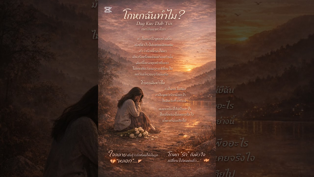 โกหกฉันทำไม|เพลงอกหักซึ้งๆกินใจ2026