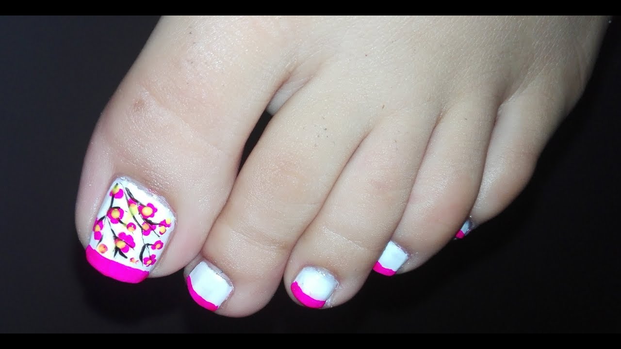 Cherry Blossom Toe Nail Art - wide 8