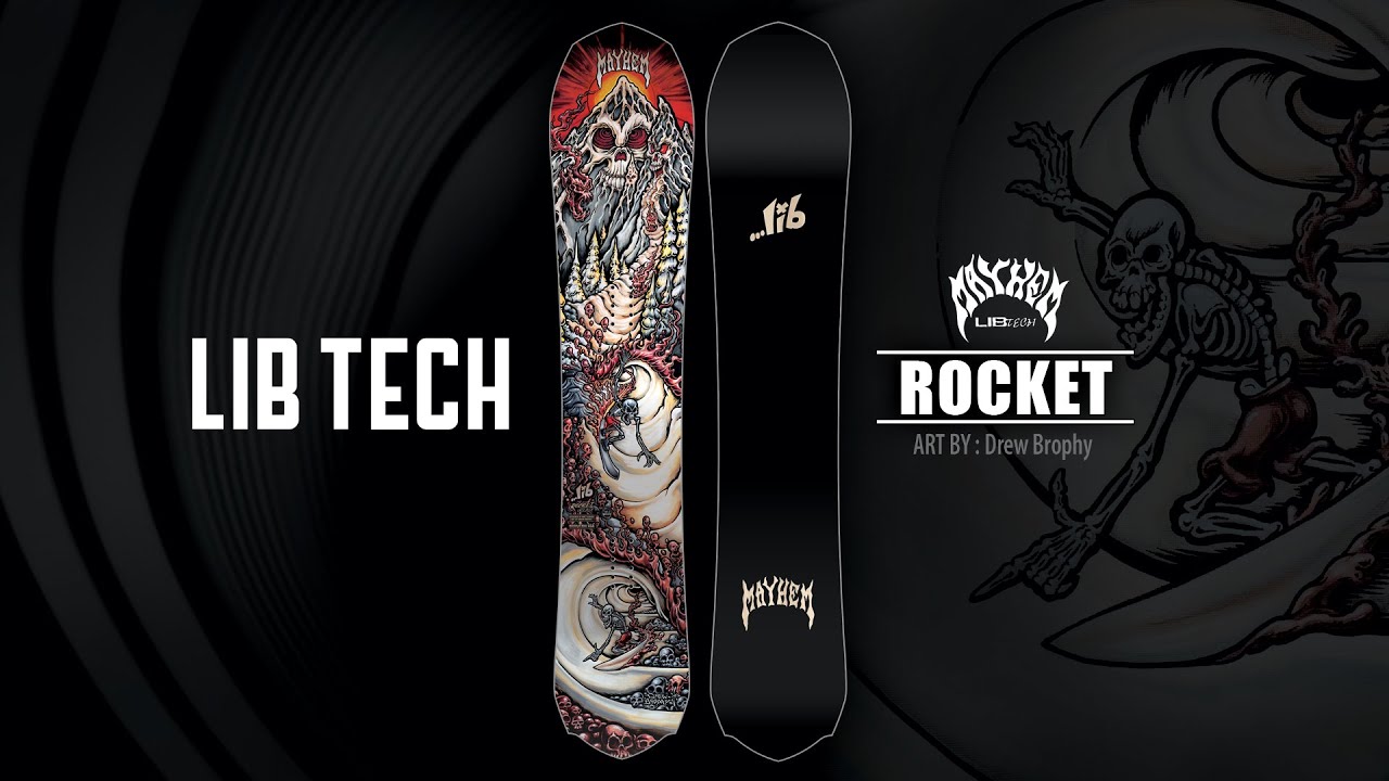 Lib Tech Mens Snowboard Mayhem Rocket