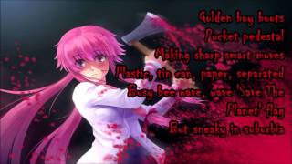 Nightcore- Aha! by Pentatonix lyrics on screen
