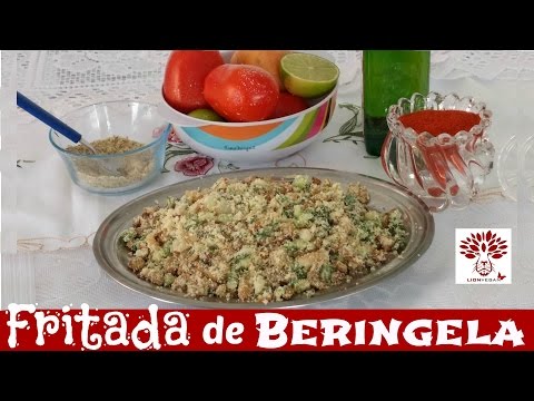 DELICIOSA FRITADA DE BERINGELA VEGANA Receitas Veganas que amo para o dia-a-dia Katia Vegana