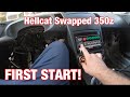 Hellcat Swapped 350Z FIRST START