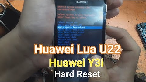 Huawei Lua U22 Hard Reset || Huawei Y3II Hard Reset || Asia Telecom.