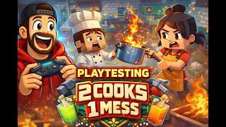 두 명이 요리해서 엉망진창이 됐어요! | 정신없는 멀티플레이어 요리 게임플레이! screenshot 2
