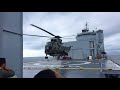 Rmaf nuri pilot landing training on board rmn ship